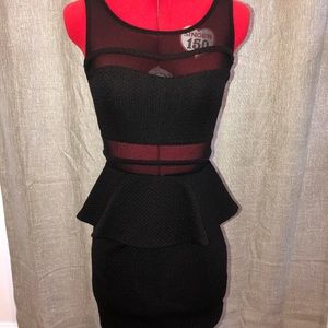 Mini Black Bodycon Dress